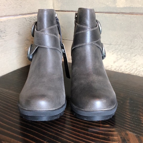 NWT Sorel Joan of Arctic Wedge 2 Buckle Bootie - Picture 2 of 14